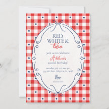 Red White and Two Second Birthday Party