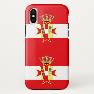 Red White Banner Grand Duchy of Tuscany iPhone XS Case