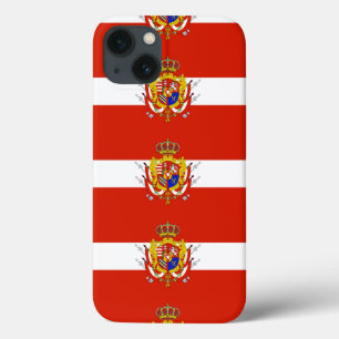 Red White Banner Grand Duchy of Tuscany iPhone 13 Case