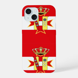 Red White Banner Grand Duchy of Tuscany iPhone 15 Case
