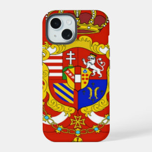 Red White Banner Grand Duchy of Tuscany iPhone 15 Case