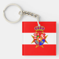 Red White Banner Grand Duchy of Tuscany