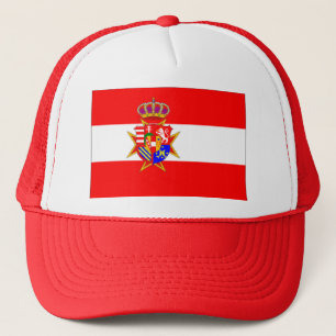 Red White Banner Grand Duchy of Tuscany Trucker Hat