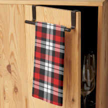 Red White Black Buffalo Check Plaid Pattern