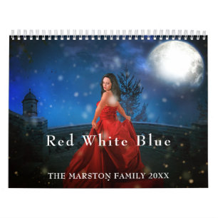 Red White Blue 12-Calendar Calendar