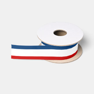 Red White Blue 1.5" Wide Satin Ribbon 2 Yard Spool