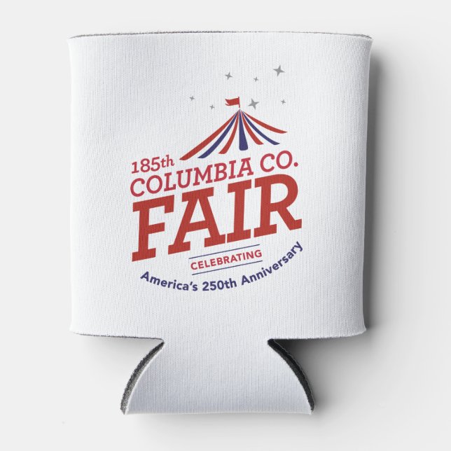 Red White Blue 250 Can Koozie (Front)
