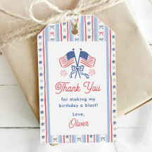 Red, White & Blue 4th of July 1st Birthday