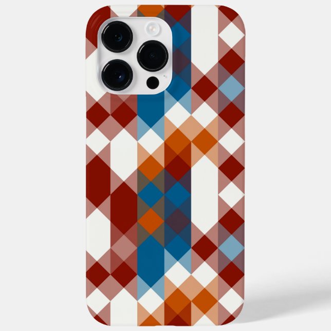 red white blue and orange geometric Case-Mate iPhone case (Back)