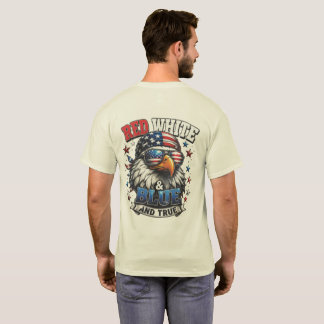 Red White Blue and True Eagle Men's T-Shirt T-Shirt