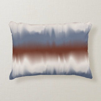 Red, White, & Blue Blended Modern Design Decorative Cushion