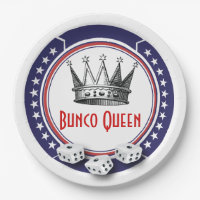 Red White Blue Bunco Queen