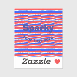 Red White Blue Circles Stripes