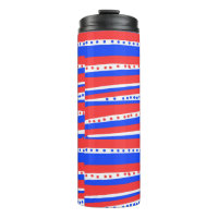 Red White Blue Circles Stripes Chili