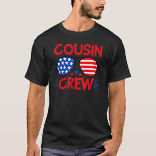 Red White & Blue Cousin Crew 2022 Cousin Crew 4th T-Shirt