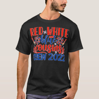 Red White & Blue Cousin Crew 2022  Cousin Crew 4th T-Shirt