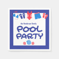 Red White Blue Flip Flop Swimsuit