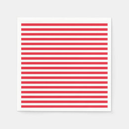 Red White & Blue Fun Patriotic Celebration Napkin