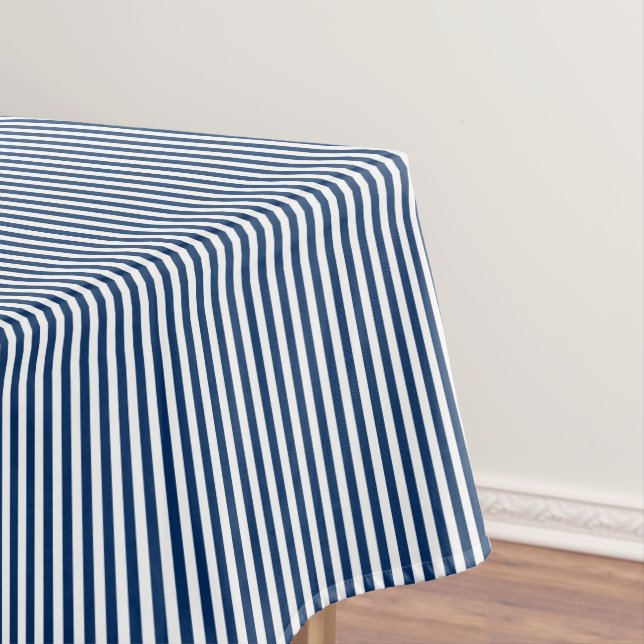 Red White & Blue Fun Patriotic Celebration Tablecloth (In Situ)