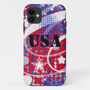 Red, White & Blue Glory Personalised Case-Mate iPhone Case