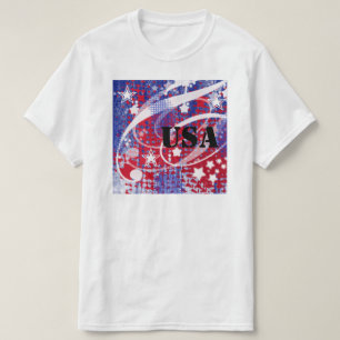 Red, White & Blue Glory Personalised T-Shirt