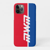 Red White Blue Monogram Cell Phone Case