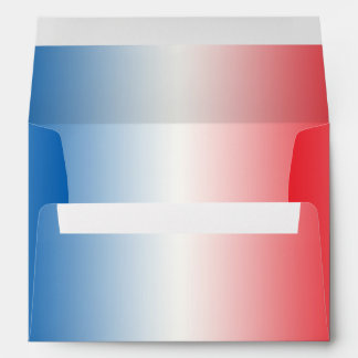 Red White & Blue Ombre A7 Envelopes