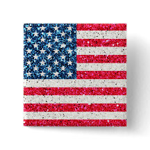 Red White Blue Patriotic American USA Flag Party