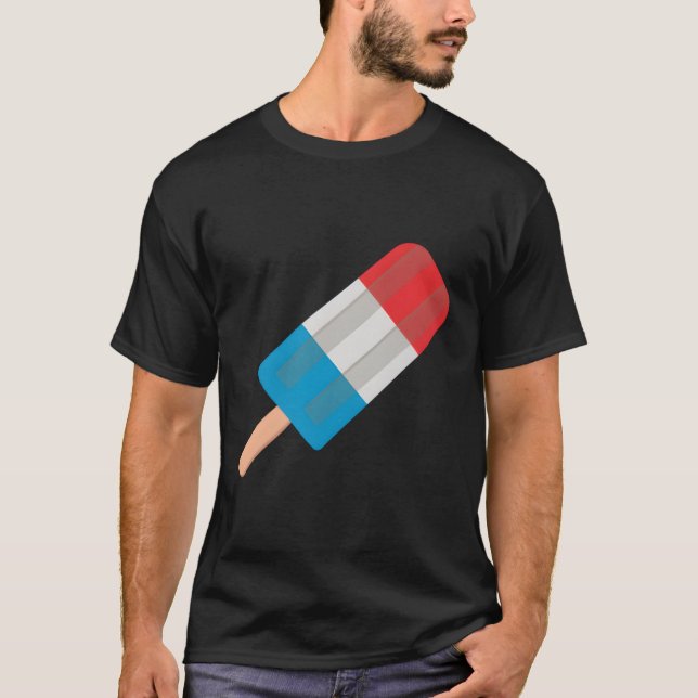 Red White Blue Popsicle T-Shirt (Front)