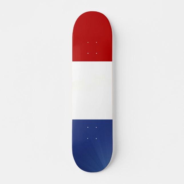 Red White Blue Skateboard (Front)