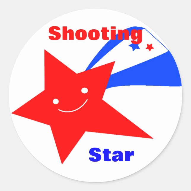 Red, White, & Blue Star Award Stickers (Front)