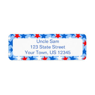 Red White & Blue Stars
