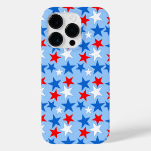 Red White & Blue Stars Case-Mate iPhone 14 Pro Case