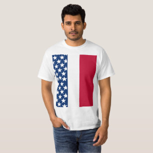 Red white blue stars happy Independence Day T-Shirt
