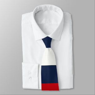 Red White Blue Stripes Tie