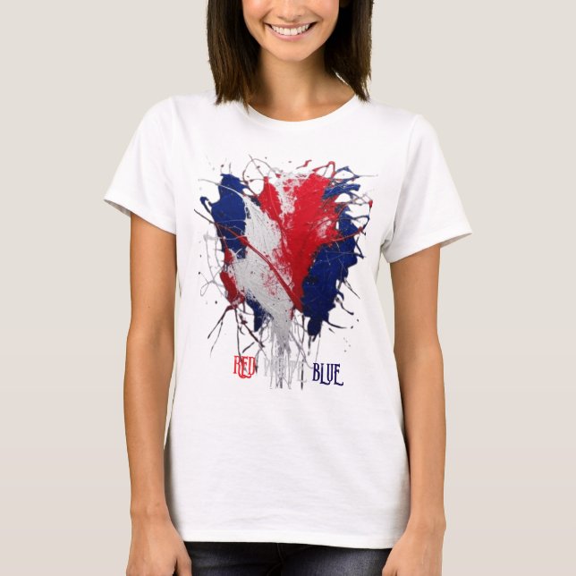 RED WHITE BLUE T-Shirt (Front)