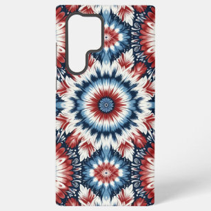 Red, White & Blue Tie-dye Samsung Galaxy Case