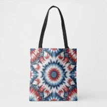 Red, White & Blue Tie-dye