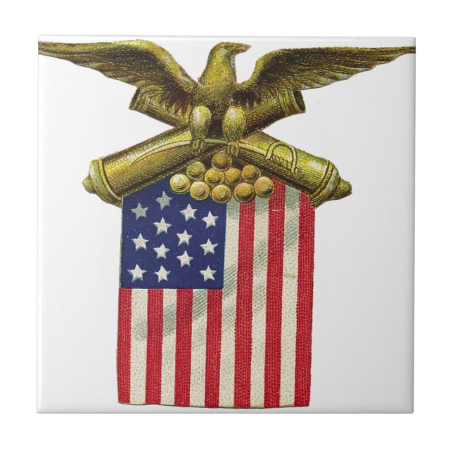 Red White & Blue Tile (Front)