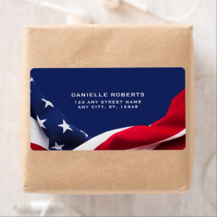Red White & Blue-USA Flag Stars And Stripes