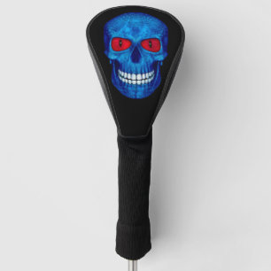 Red White Blue USA Zombie Skull Driver Covers