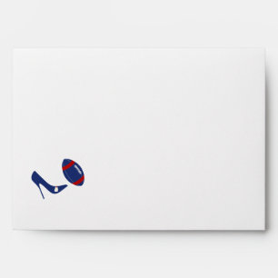 Red, White, & Blue Wedding Invitation Envelope