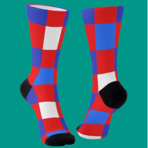 Red, White & Bold – Patriotic Crew Socks