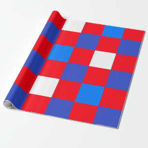 Red, White & Bold – Patriotic Independence Day Wrapping Paper