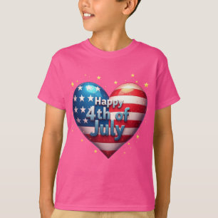Red, White & Bold: Patriotic Print Collection T-Shirt