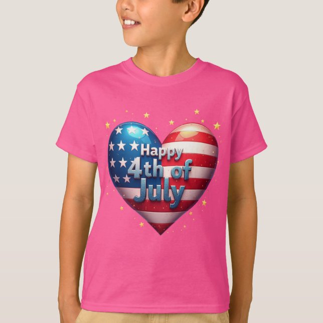 Red, White & Bold: Patriotic Print Collection T-Shirt (Front)