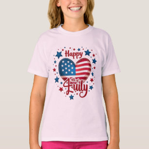 Red, White & Bold: Patriotic Print Collection T-Shirt