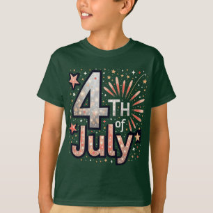 Red, White & Bold: Patriotic Print Collection T-Shirt