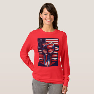 Red,White & Bold T-Shirt