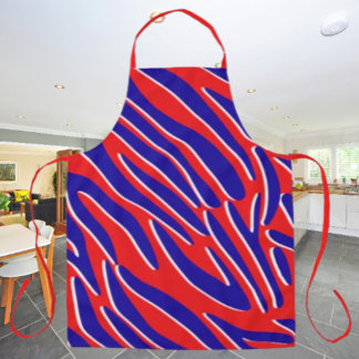 Red, White & Bold | Tiger Stripe Apron